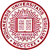 IU logo - Kevin Kolack went to graduate school at Indiana University